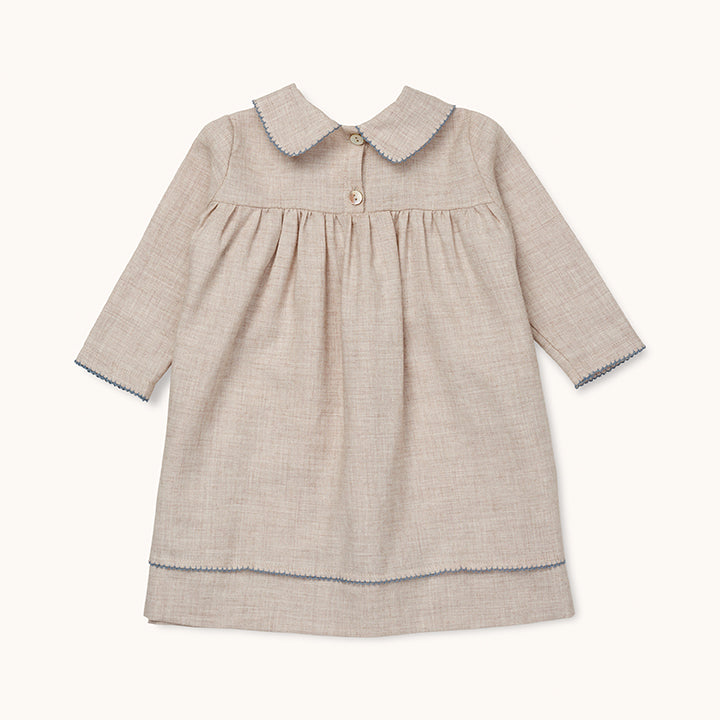 Anna dress birch blue (baby)