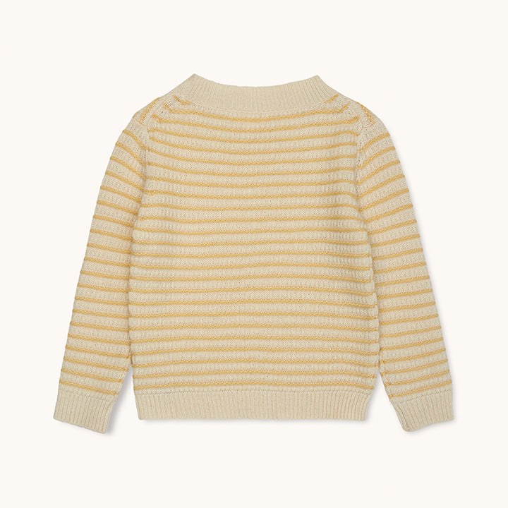 Aston jumper honey stripe