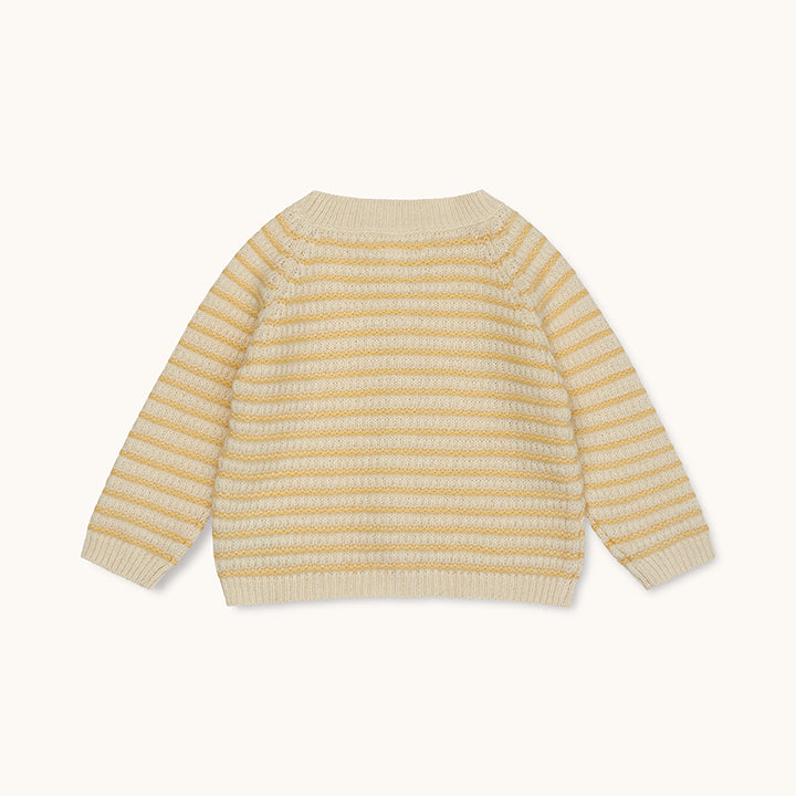 Bonnie cardigan honey stripe