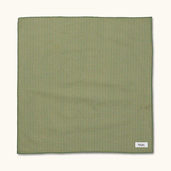 Eddie scarf green check