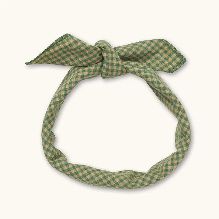 Eddie scarf green check