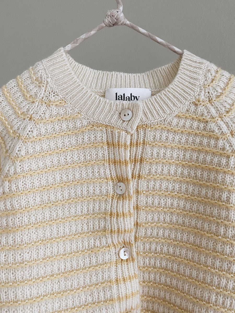 <tc>Bonnie cardigan honey stripe</tc>