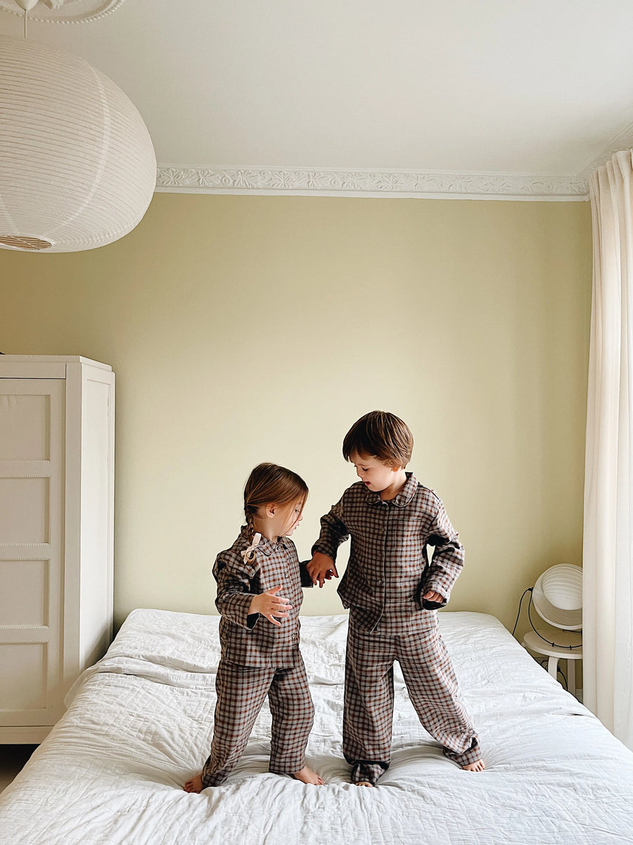 Classic pyjamas grey check