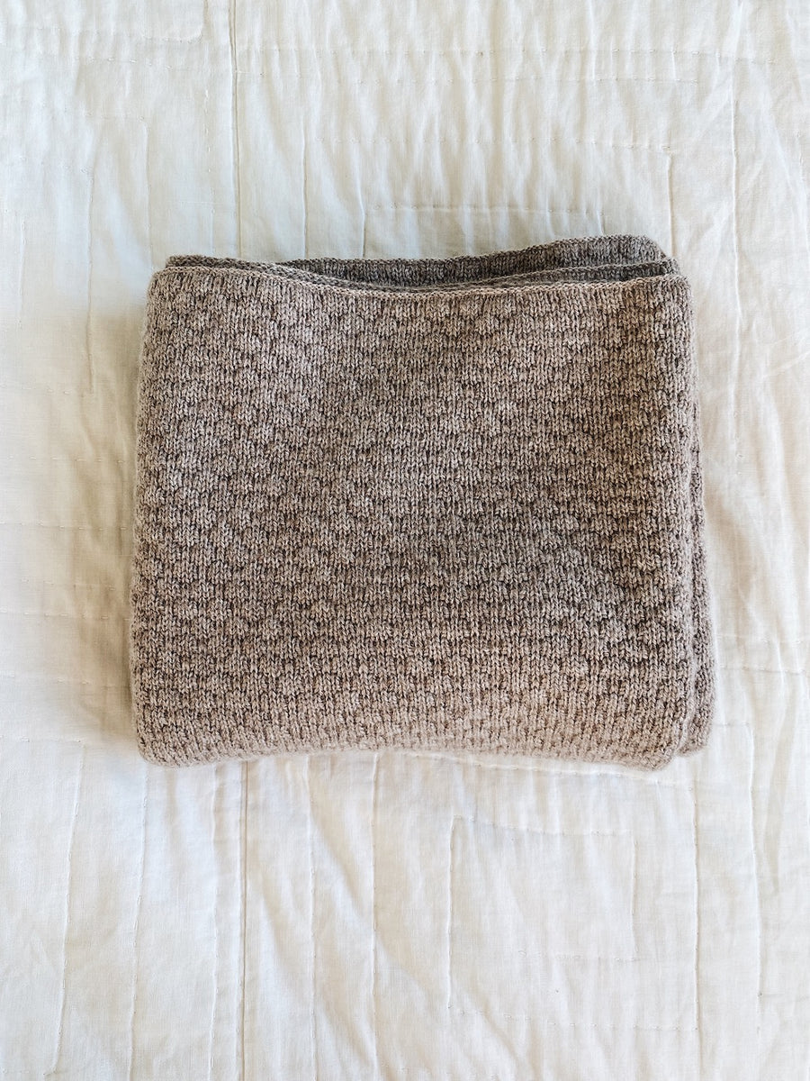 Aura cashmere blanket toast