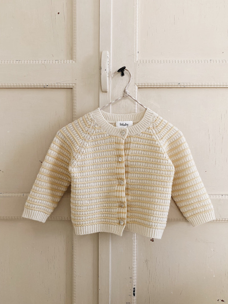 <tc>Bonnie cardigan honey stripe</tc>