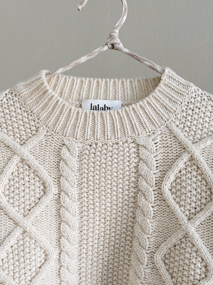 Aran sweater natural