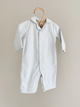 Classic PJ suit blue gingham