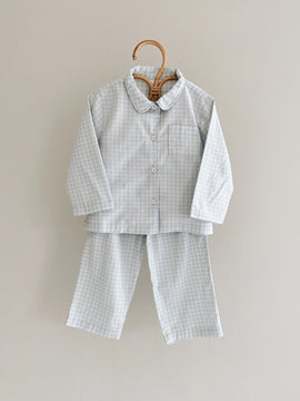 Classic pyjamas blue gingham