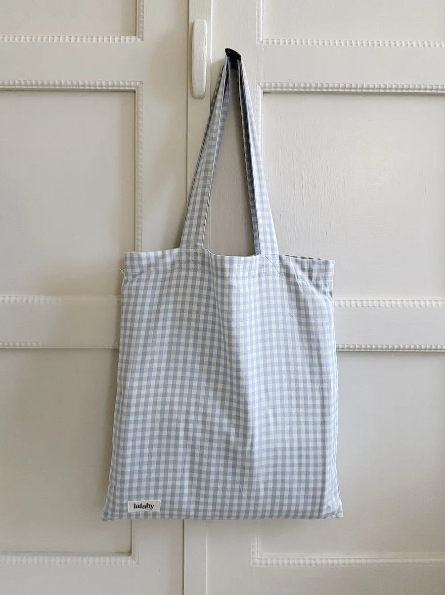 Classic junior bedding blue gingham