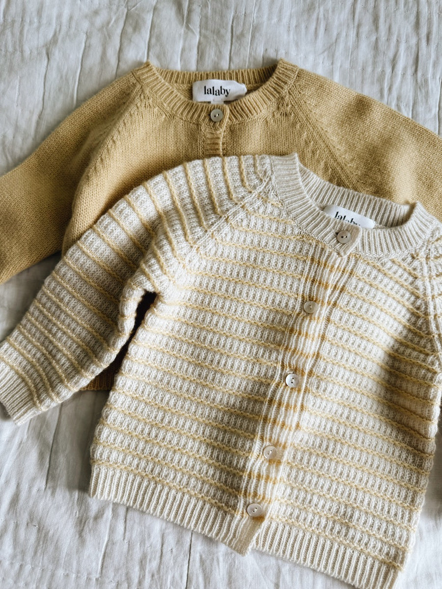 <tc>Bonnie cardigan honey stripe</tc>