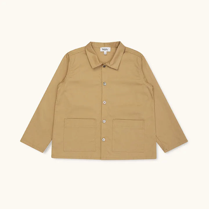 Samson overshirt dark sand