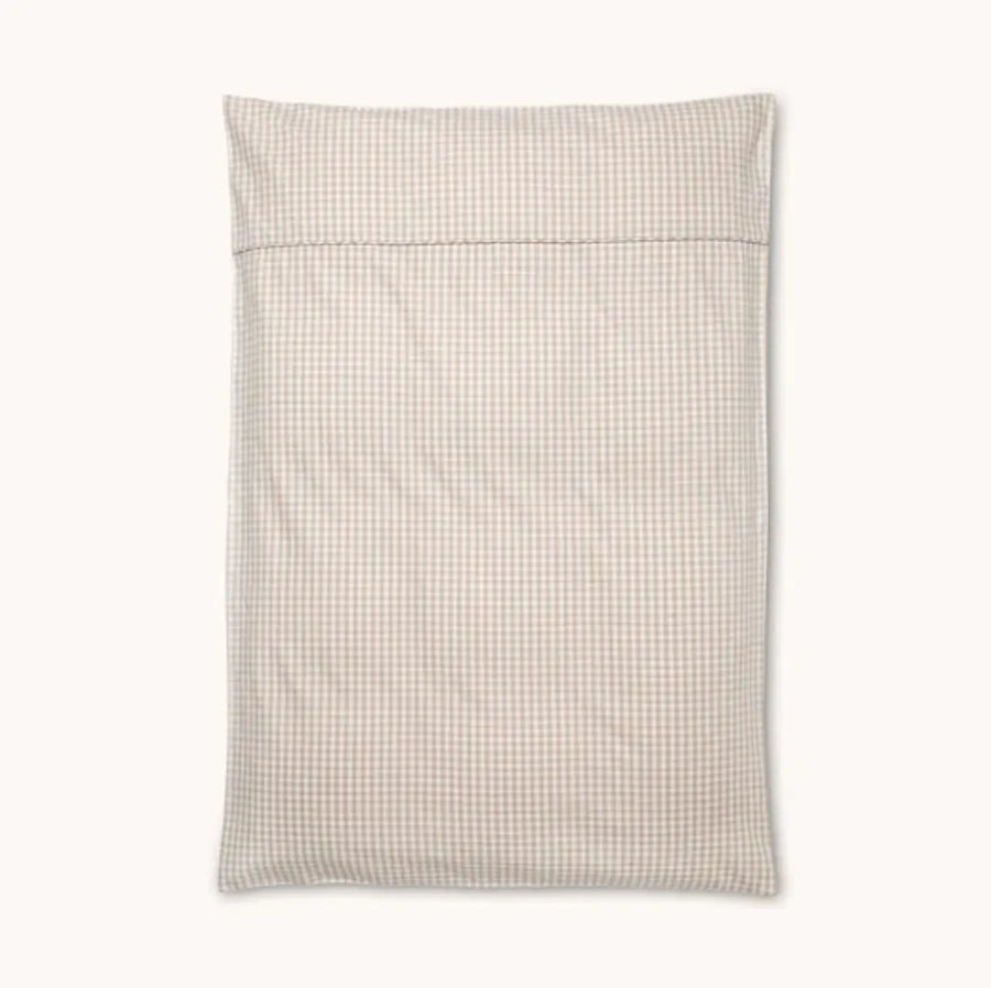 Classic bedding (full size) - beige gingham