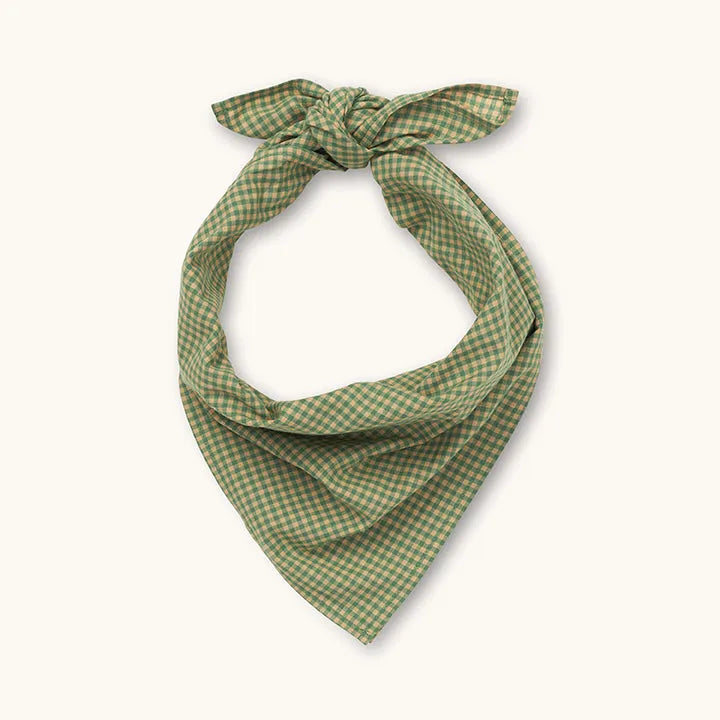 Vera scarf green check