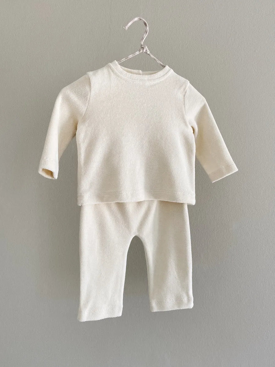 Terry baby set vanilla