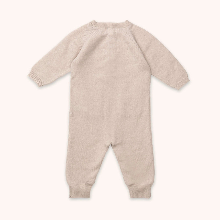 Juno cashmere jumpsuit powder - lalaby.com