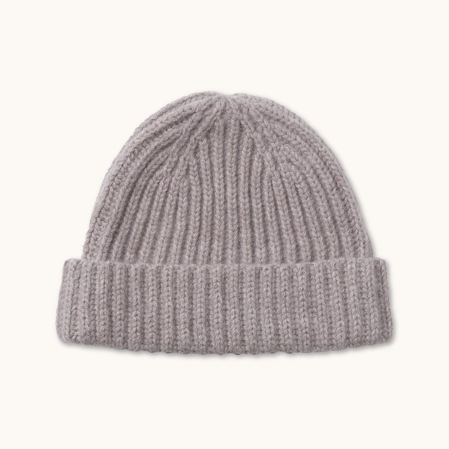 Woody cashmere beanie toast - lalaby.com
